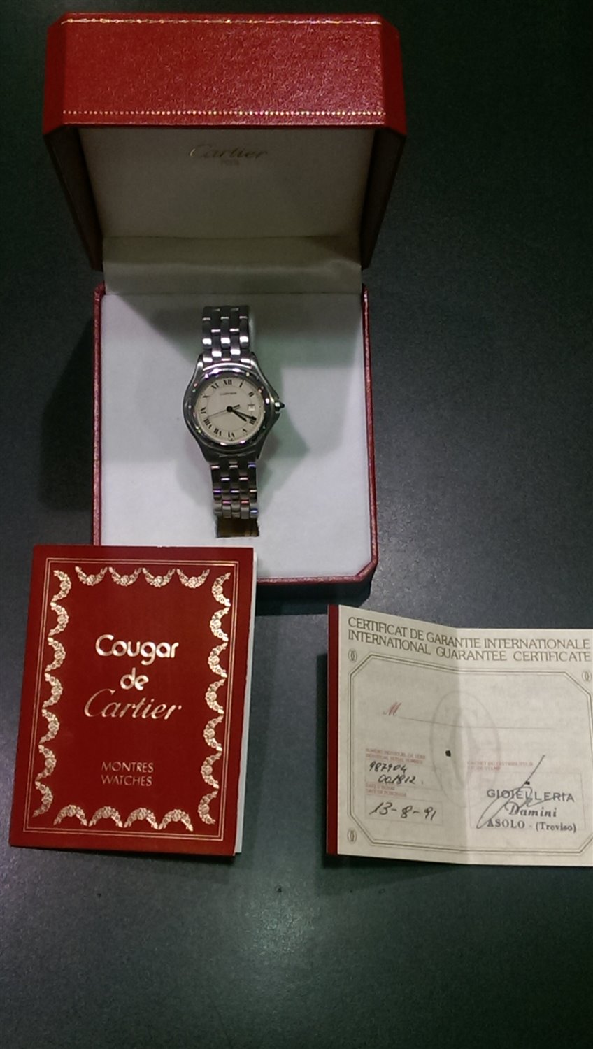 Oiritaly Watch Woman Cartier 987904 Cougar Watches